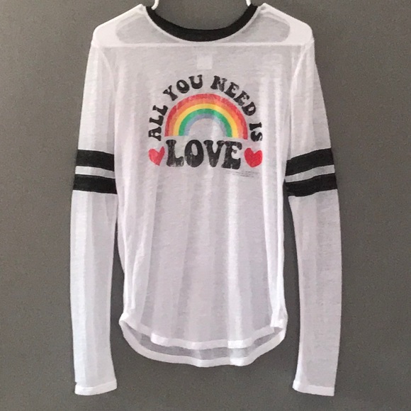 Vintage Concert Tees Tops - All You Need is LOVE T - S